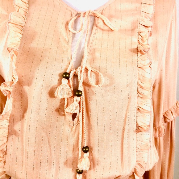 SPELL & THE GIPSY Clementine Soirée peach dress - Picture 4 of 7